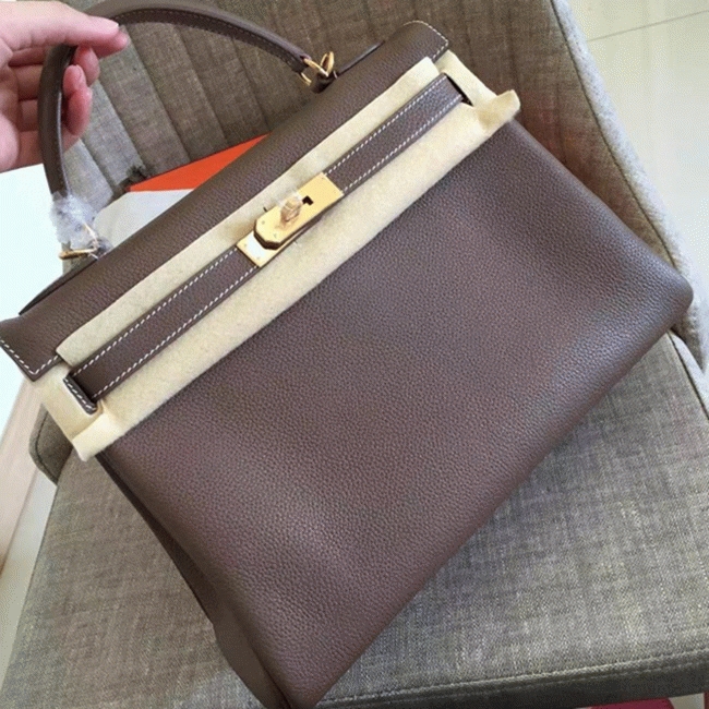Etoupe Clemence Fake H**me5 Kelly Retourne 28cm Classic Tote