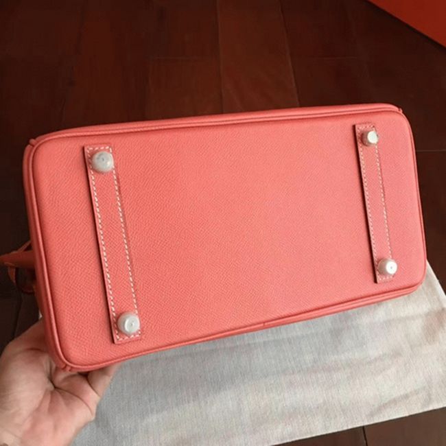 1:1 High-End Orange H**me5 Birkin 30cm Counterfeit Bag