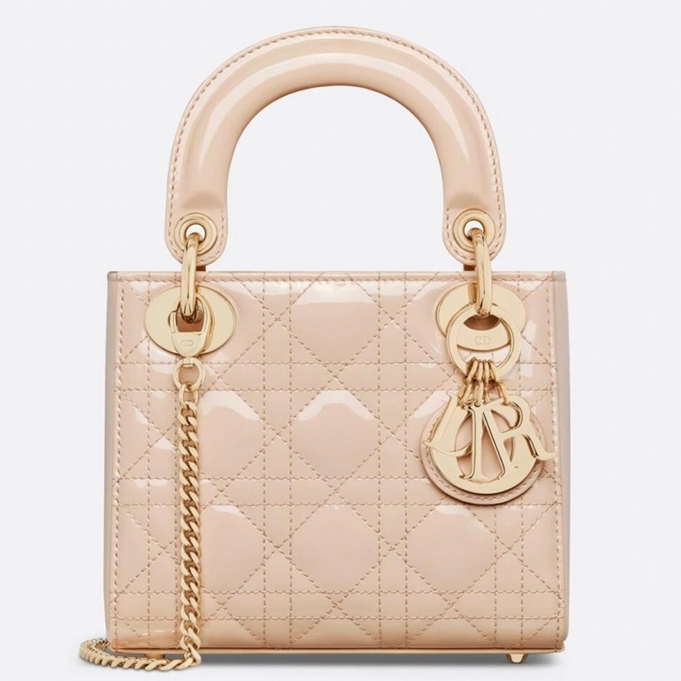 D10r Lady D10r Mini Chain Bag Knockoff in Aesthetic Beige