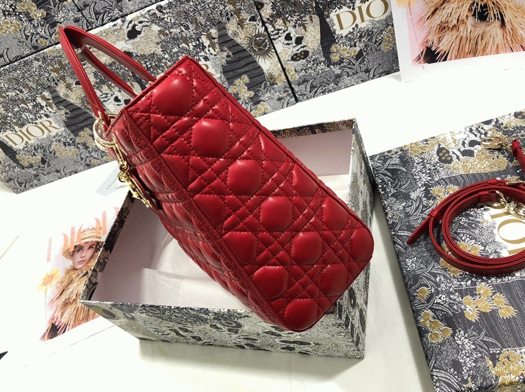 D10r Lady D10r Large Bag Replica in Red