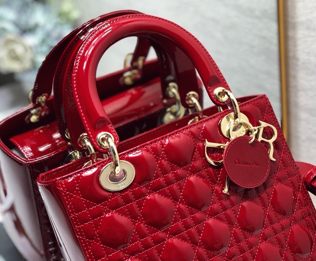 D10r Lady D10r Medium Bag Fake in Red