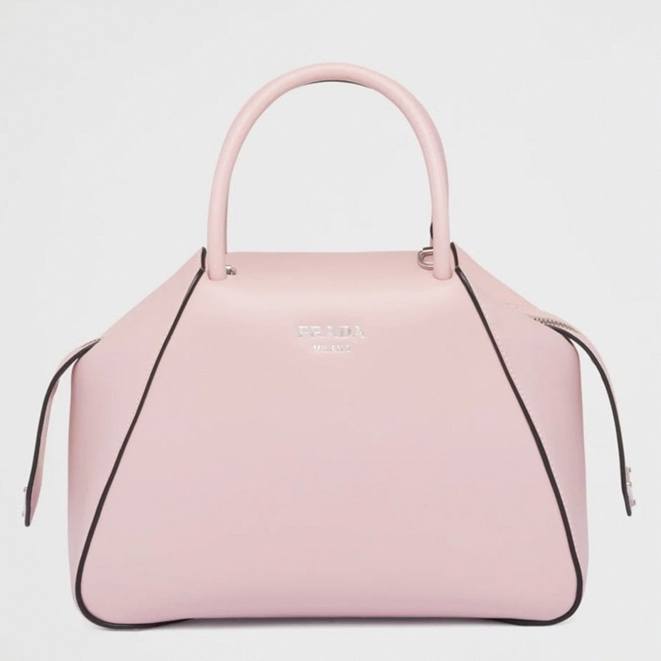Pra*a S*pernova Small Top Handle Bag Knockoff in Pink