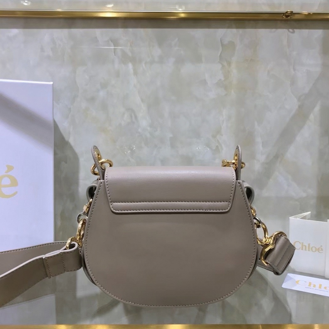 top quality replica Ch10e small tess shoulder bag in grey calfskin