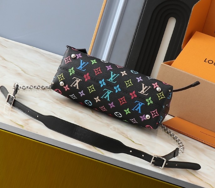 LV X TM Multicolored CarryAll BB In Black