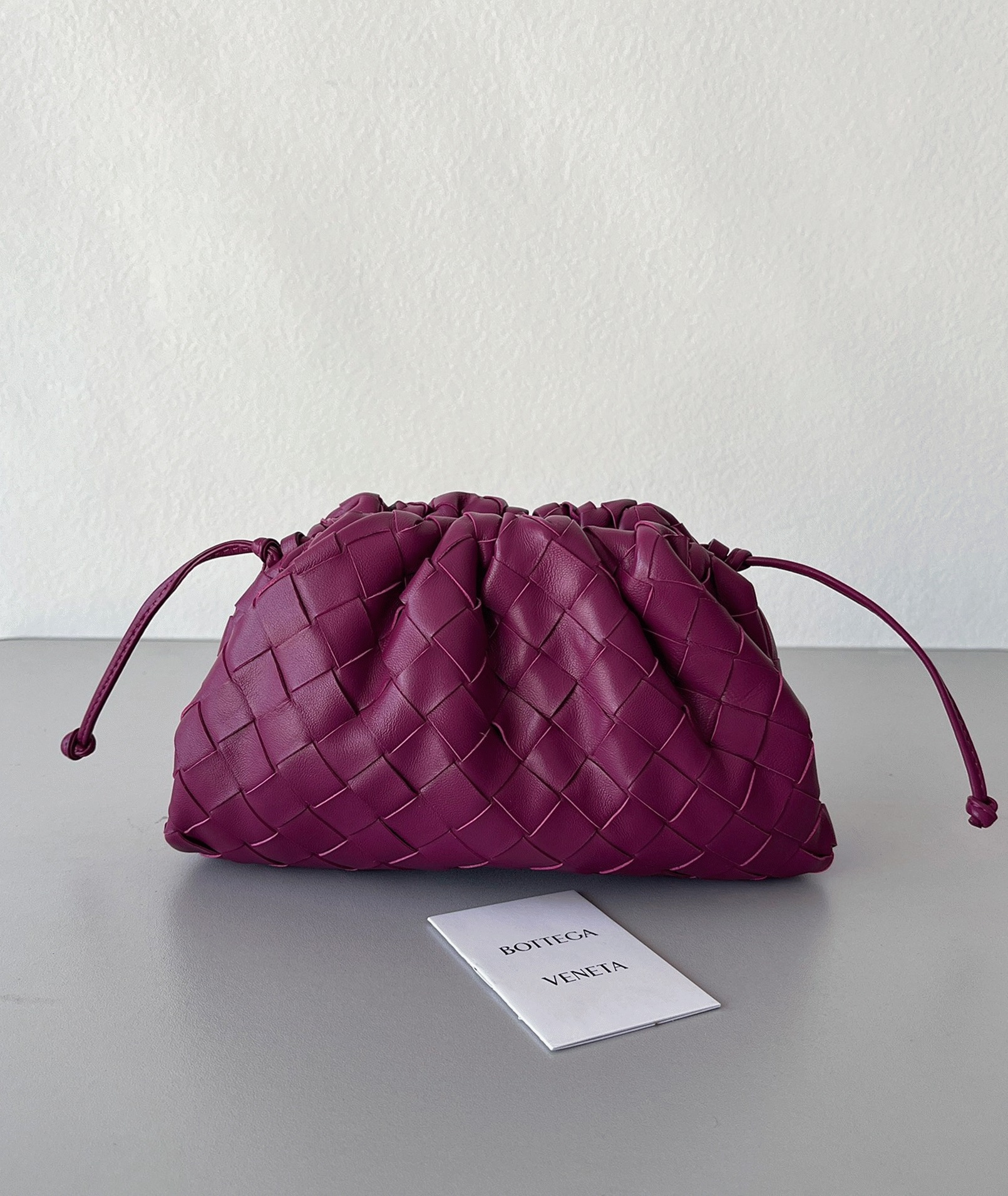 Replica B0tt*ga Ven*ta Mini Pouch with Strap Cinnabar
