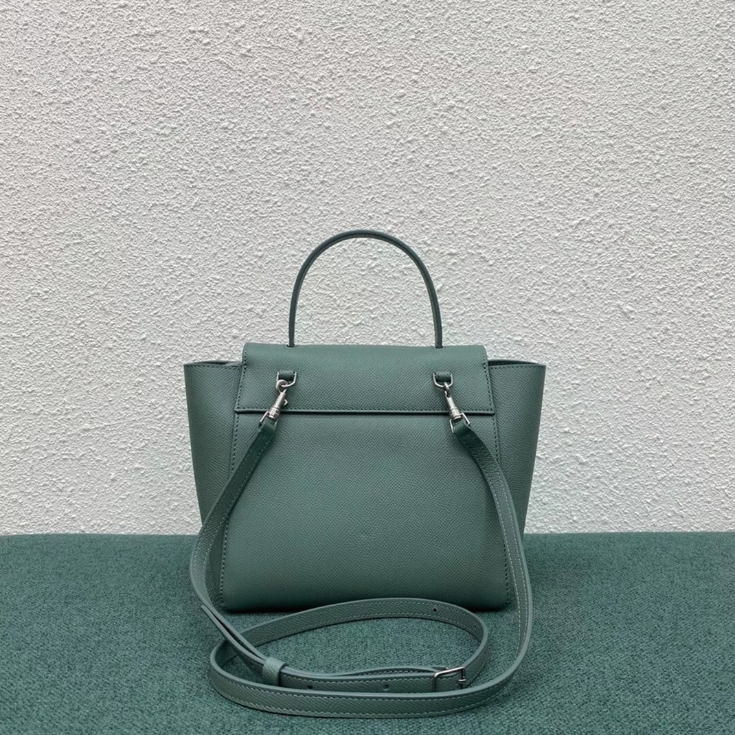 Ce1i*e Belt Nano Bag Fake in Celadon