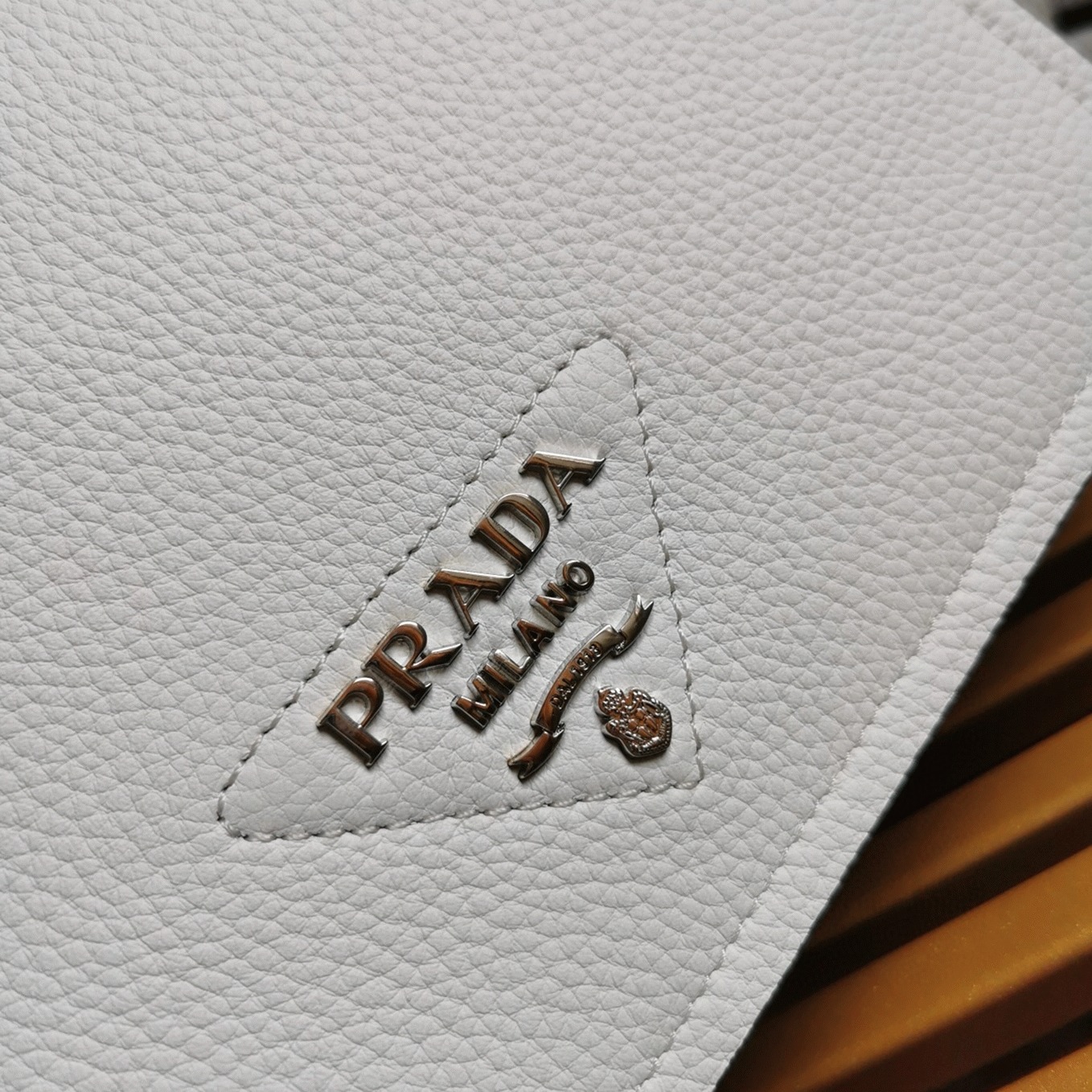 Pra*a Flap Shoulder Bag Fake in Cornflower