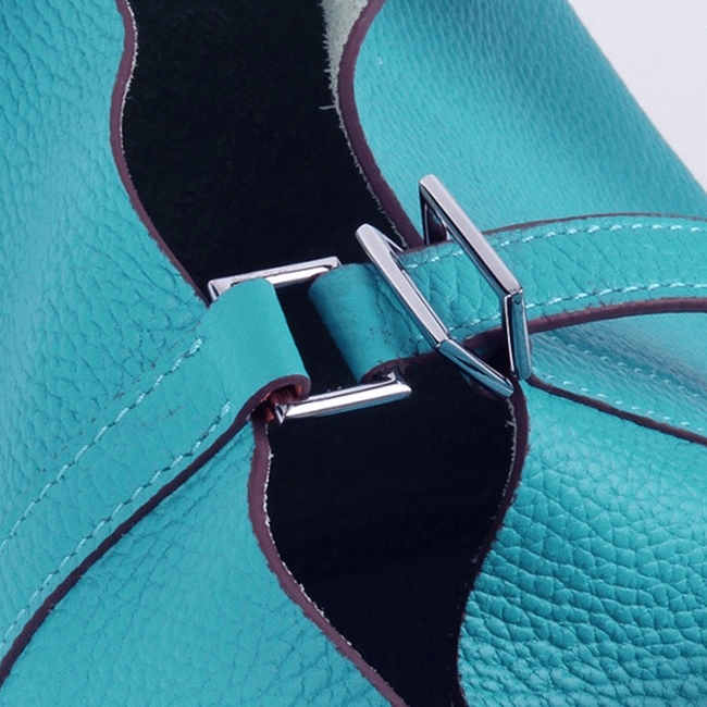 Turquoise replica H**me5 Picotin Lock handbag