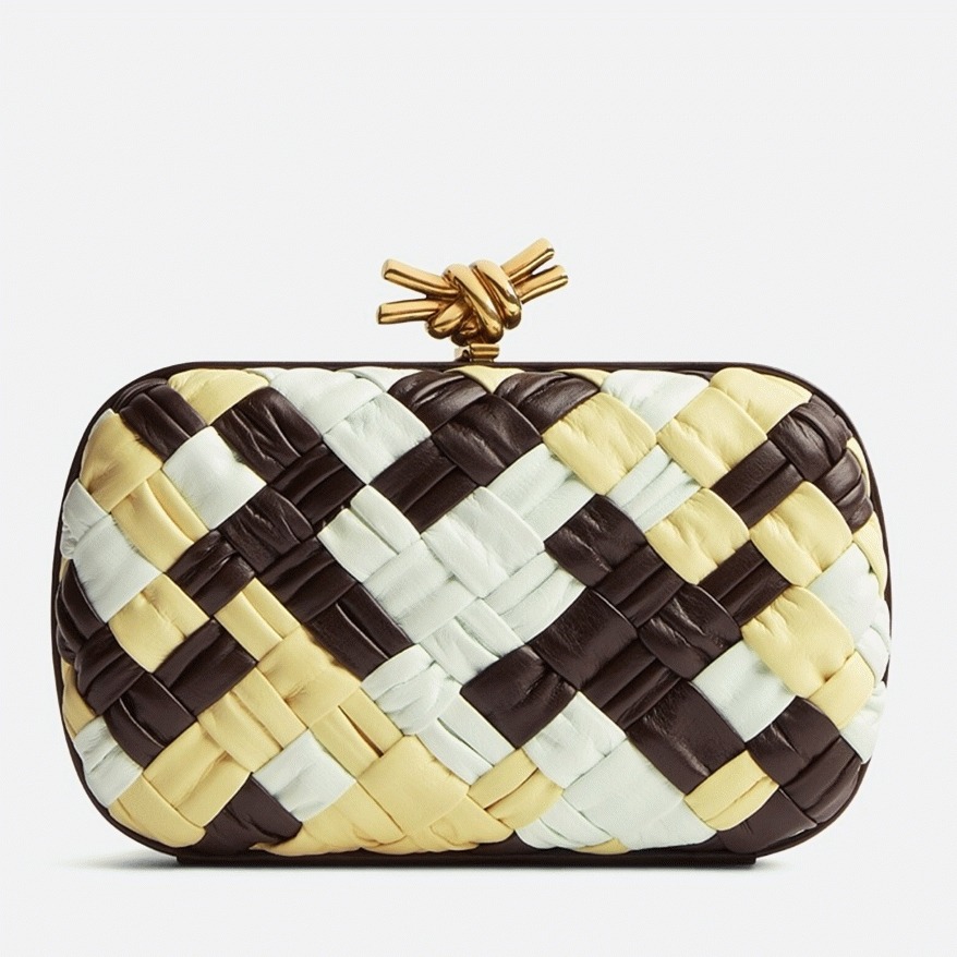 Replica B0tt*ga Ven*ta Knot Minaudiere Clutch Multicolour