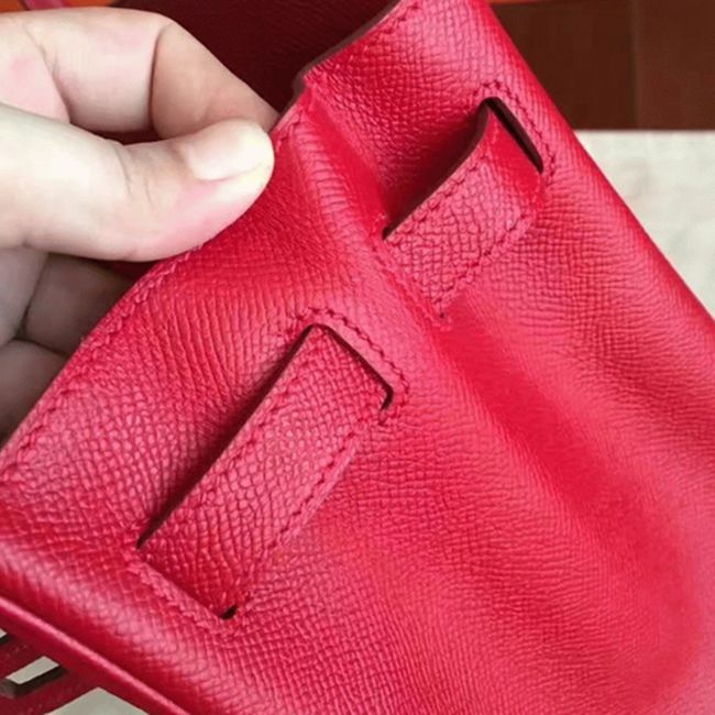 preM1vm red fake h**me5 birkin 30cm high quality handbag