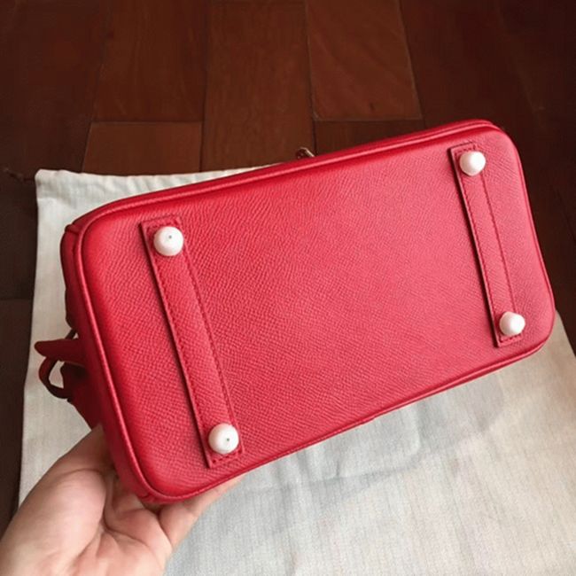 H**me5 Birkin 25cm Designer-Inspired Bag in Red