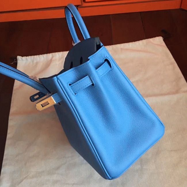 High-End Faux Blue Paradiso H**me5 Birkin 25cm Purse