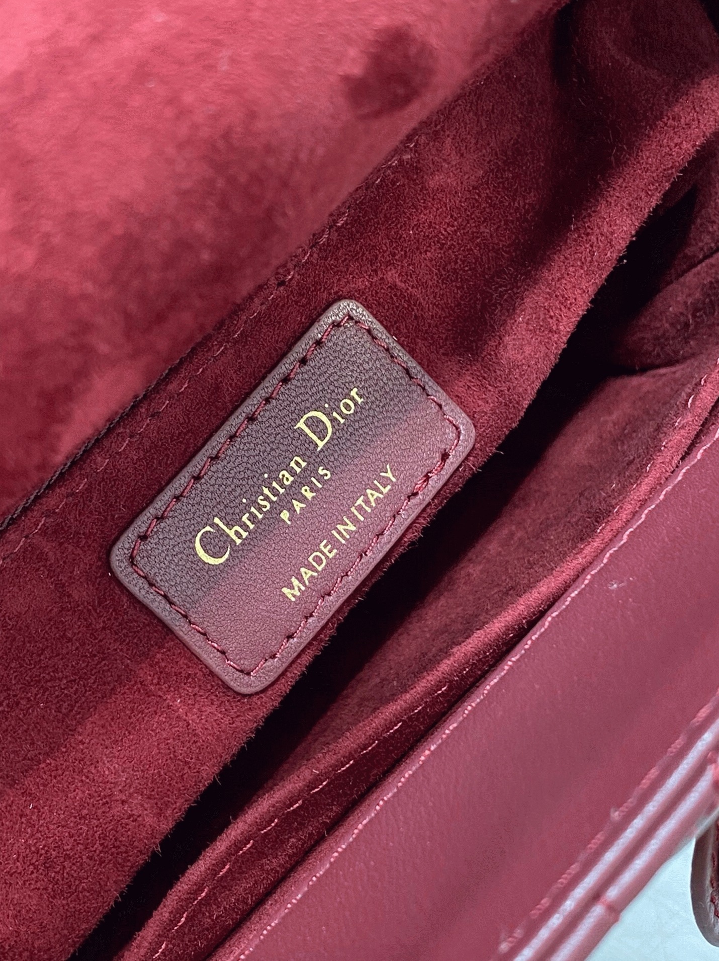 D10r Small Lady D10r My ABCD10r Bag Fake in Burgundy