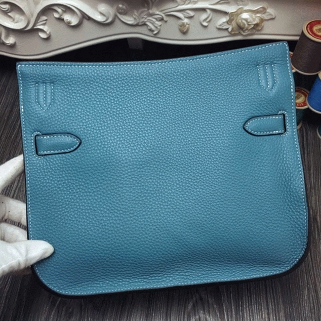 Blue jean knockoff H**me5 Jypsiere 34cm handbag