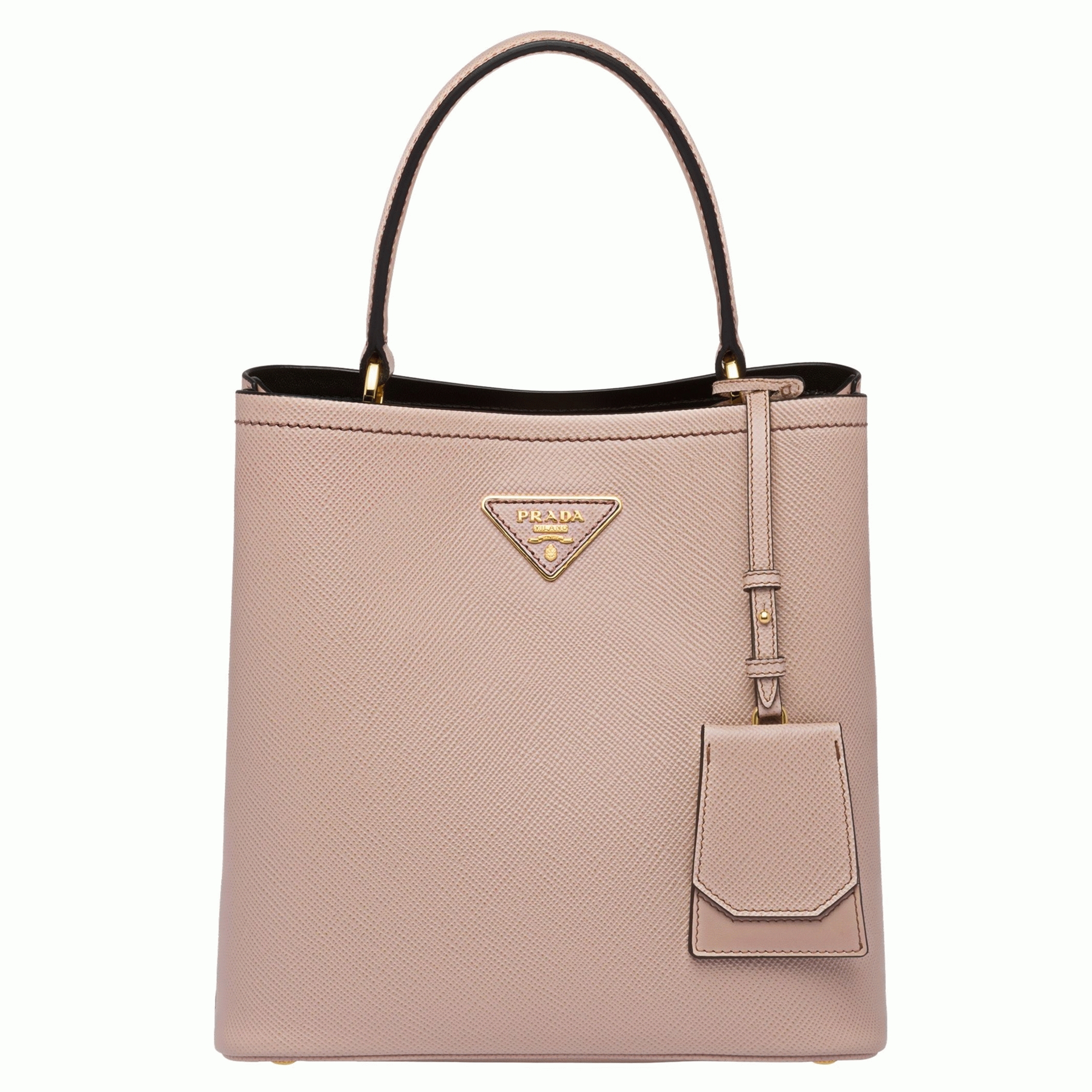 Powder Pra*a Medium Panier Bag Knockoff