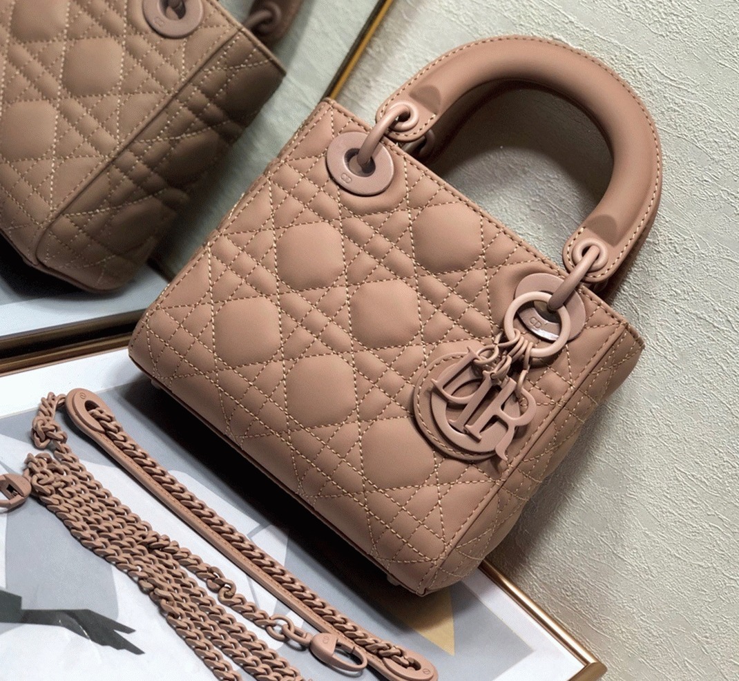 D10r Lady D10r Mini Chain Bag Replica in Blush