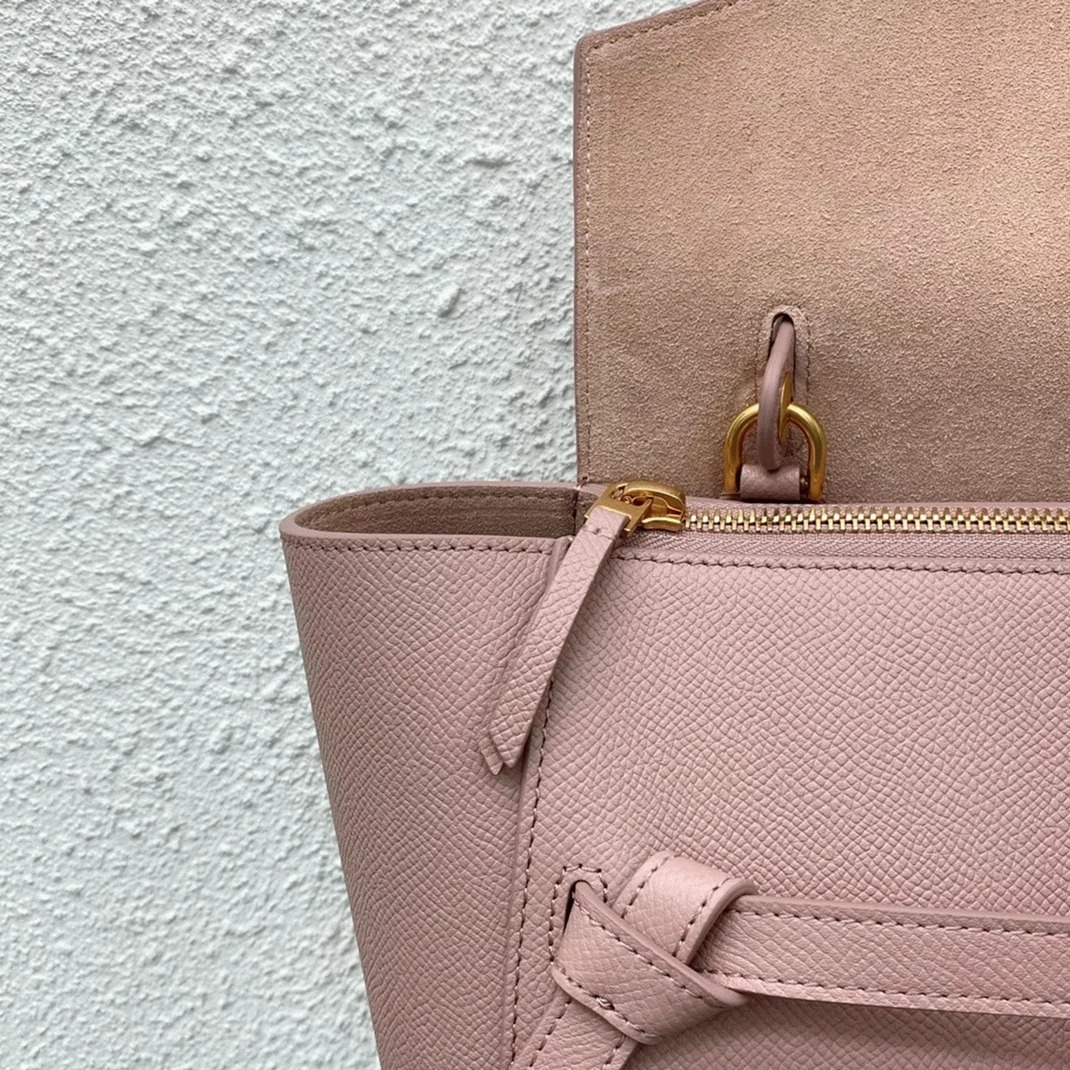 Ce1i*e Micro Belt Bag Imitation in Vintage Pink