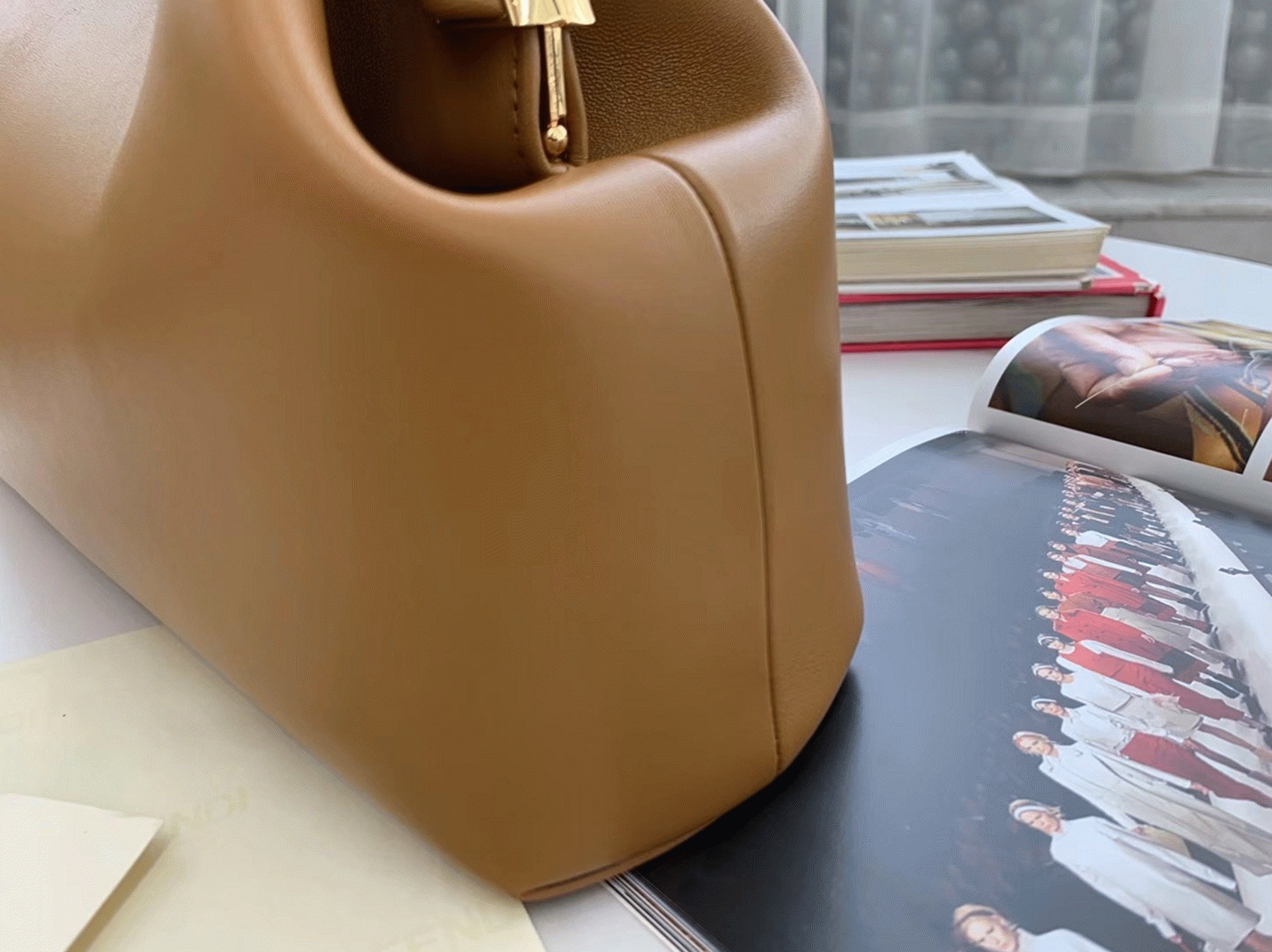 Top Quality Replica F**di First Medium Bag In Brown Nappa Leather