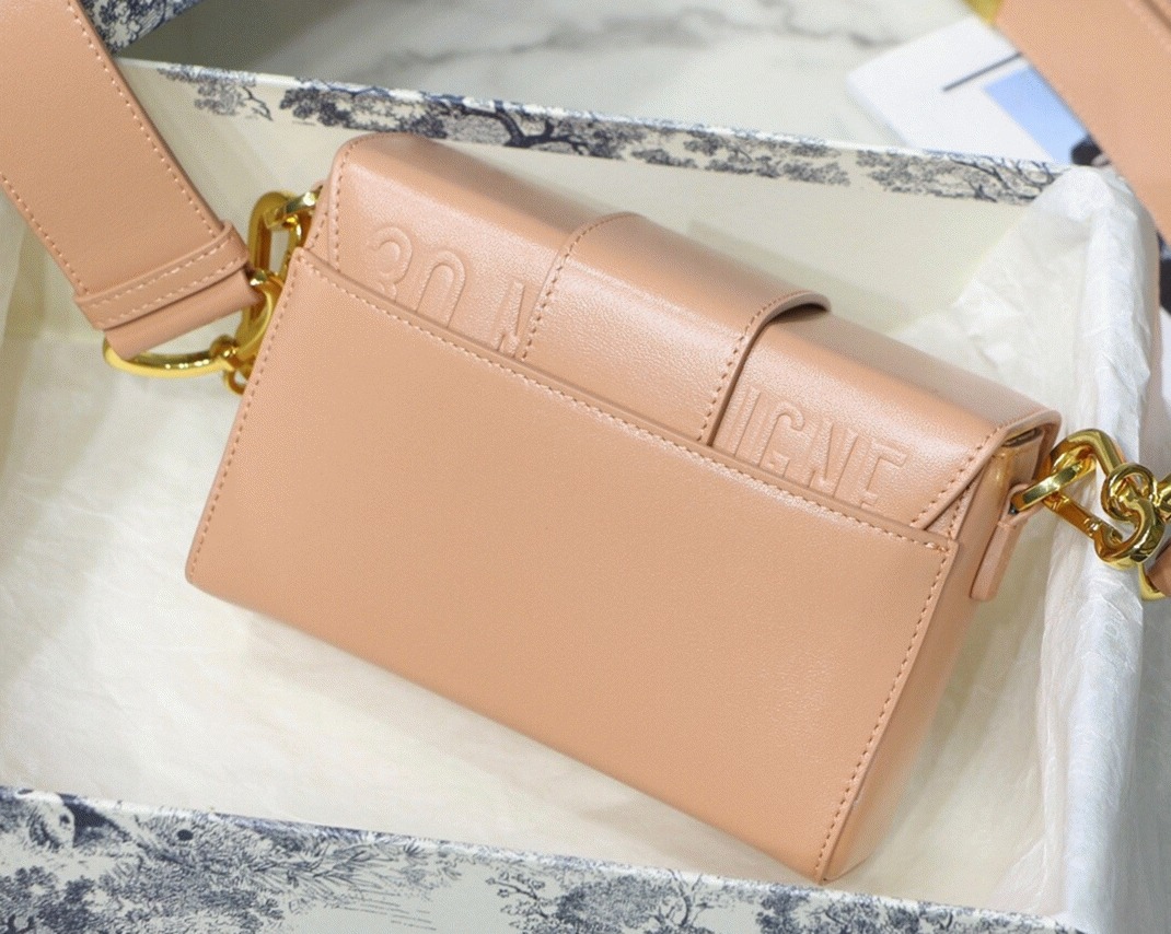 D10r 30 Montaigne Box Bag Fake in Powder Box Calfskin