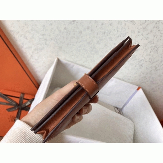 Gold Swift Fake Luxury H**me5 Bearn Wallet