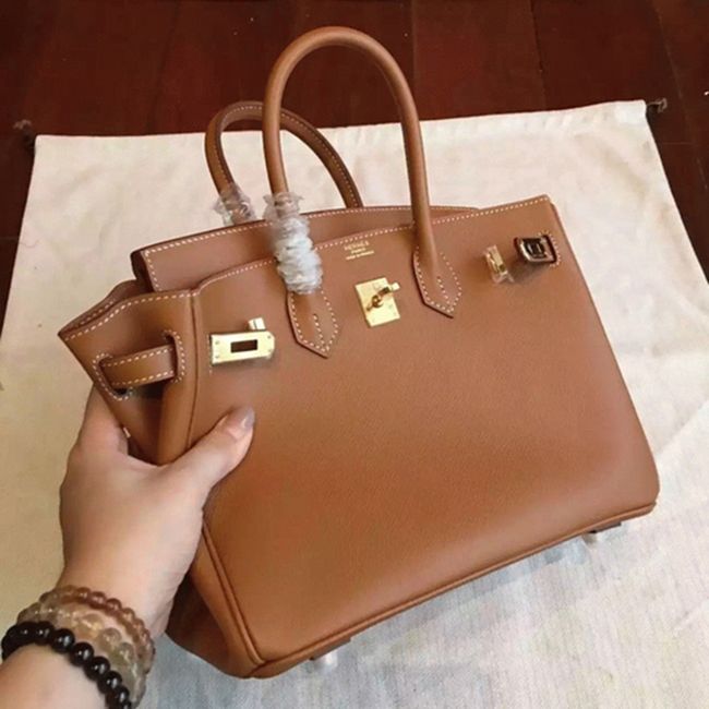 Brown H**me5 Birkin 25cm AAAAA Quality Counterfeit