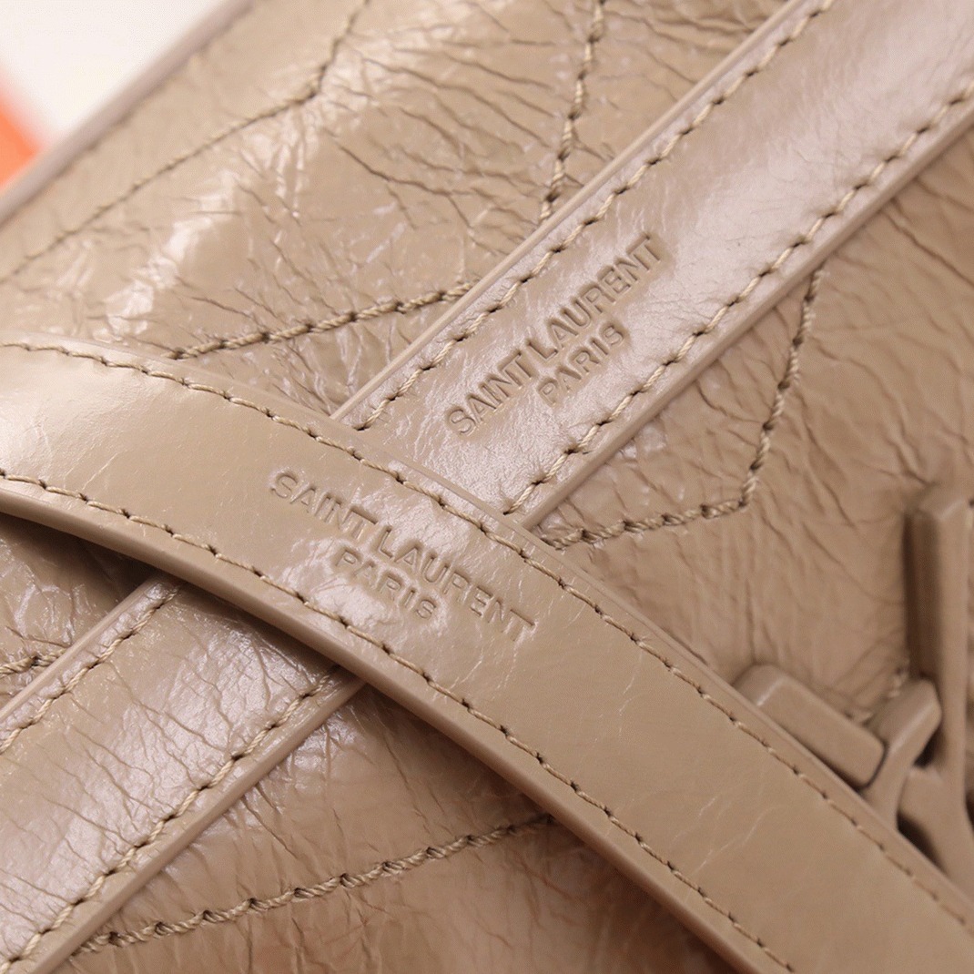 Fake Sa1nt Lau*nt Niki Medium Chain Bag Beige