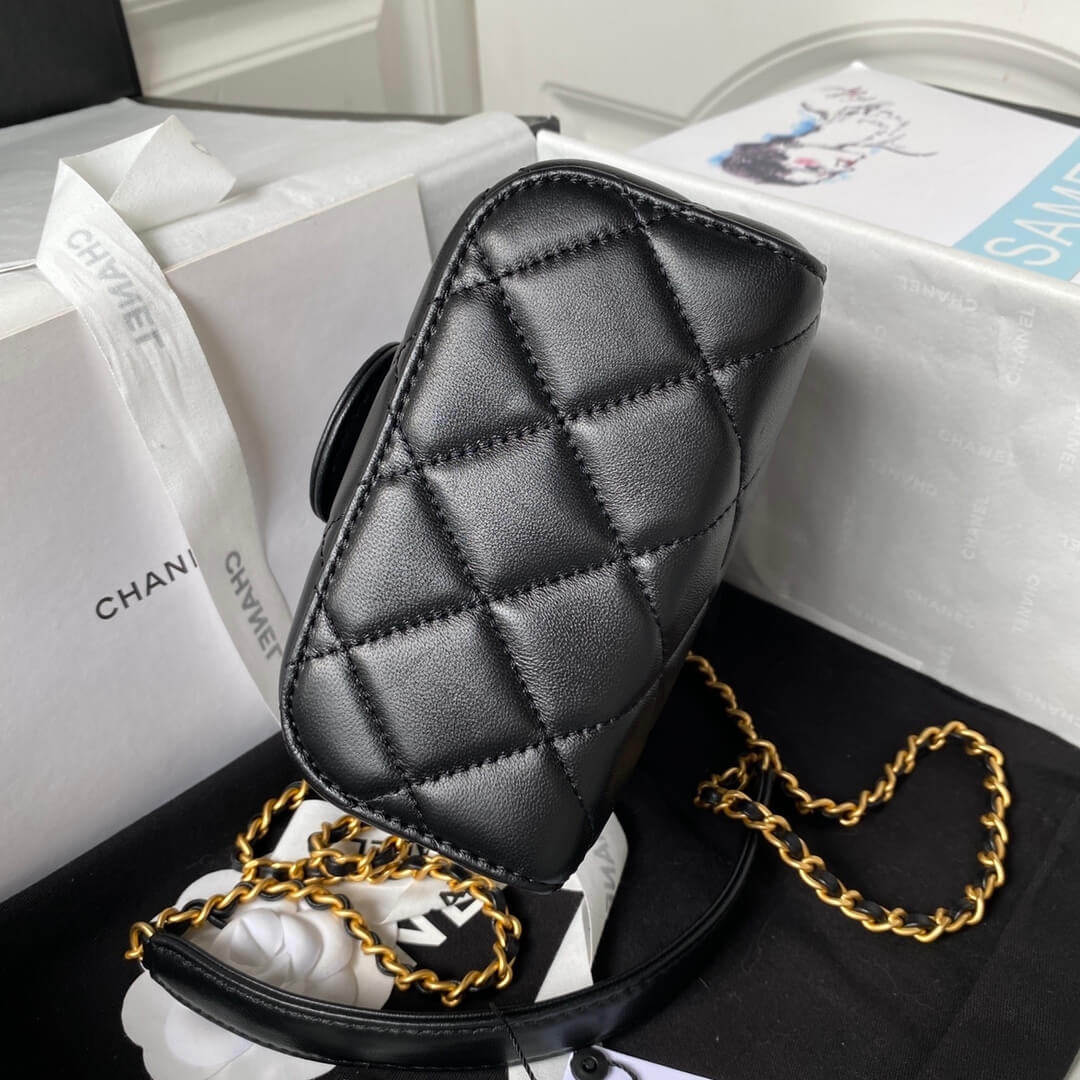 Ch**el 23S handle cosmetic bag(high-end grade)