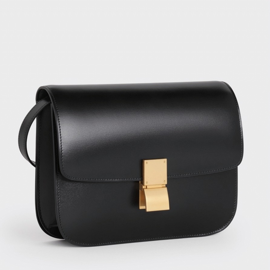 Top Quality Imitation Ce1i*e Classic Box Medium Bag In Black
