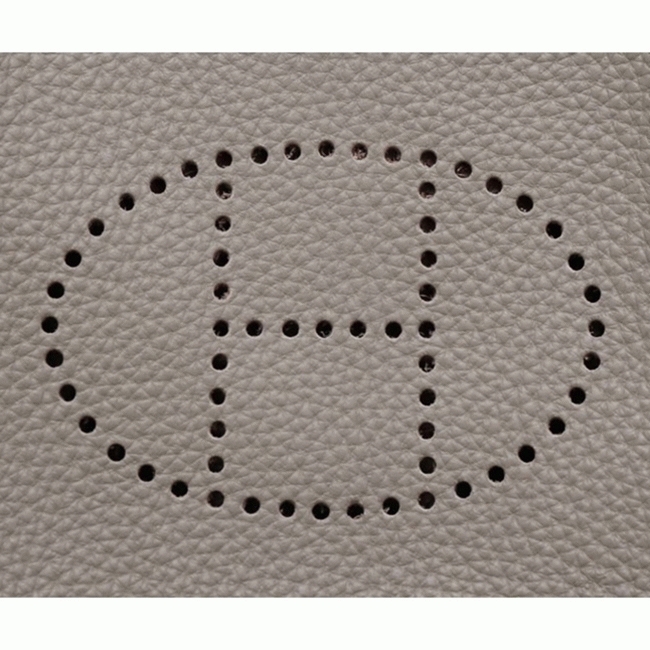Etoupe Clemence Leather Knockoff H**me5 Evelyne II TPM Messenger Bag