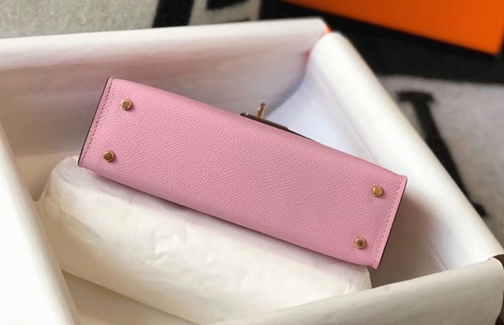 H**me5 Kelly Mini II Bag Fake in Mauve Sylvestre