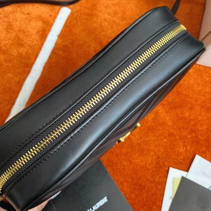 Replica Sa1nt Lau*nt Lou Camera Bag Black