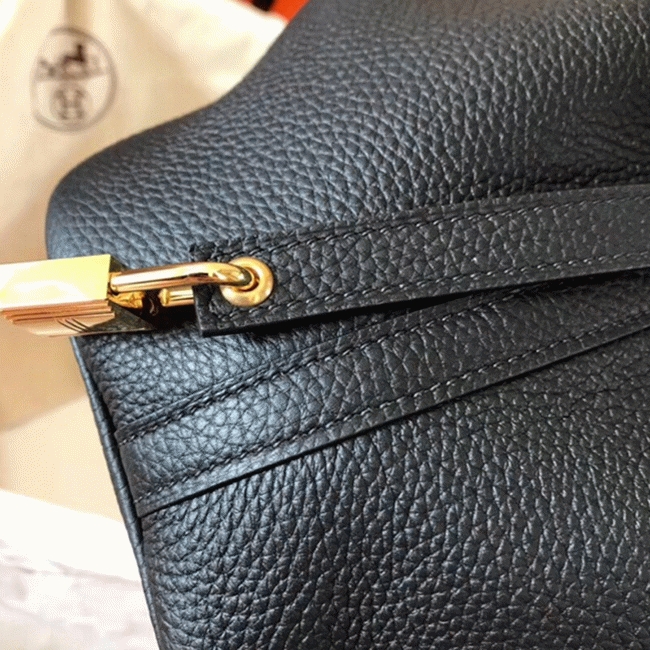 Black AAA replica H**me5 Picotin Lock 18cm handbag
