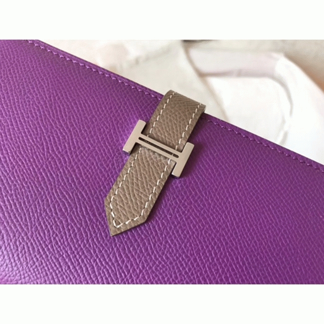 Ultraviolet Taupe Knockoff H**me5 Bearn Wallet