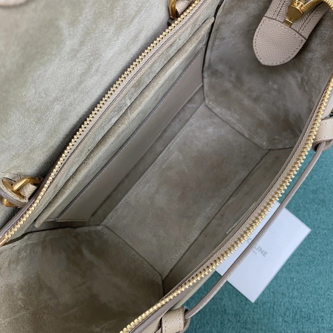 Ce1i*e Micro Belt Bag Fake in Light Taupe