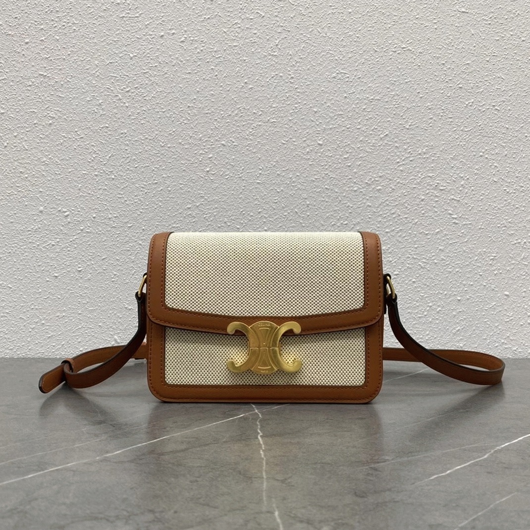 Top Quality Fake Ce1i*e Triomphe Teen Bag In Textile