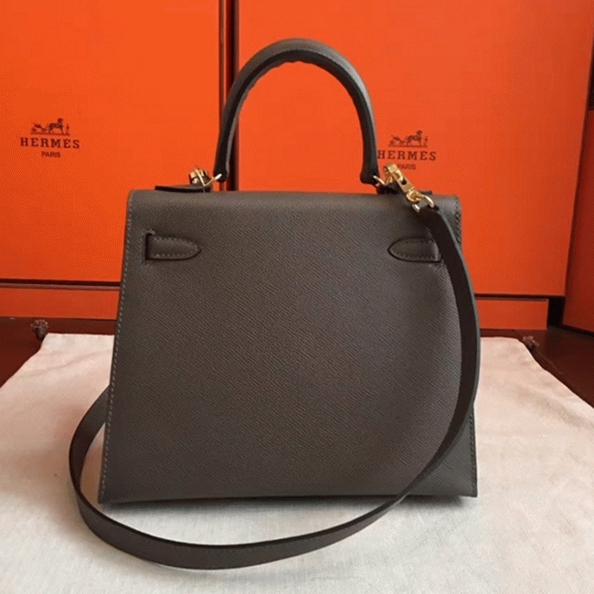 Etoupe Epsom Replica H**me5 Kelly 25cm Sellier Refined Bag