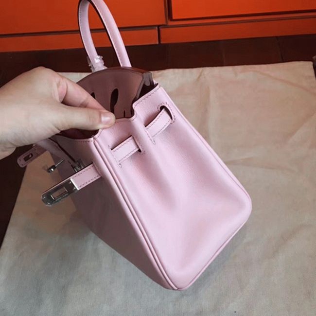 H**me5 Birkin 25cm Knockoff in Rose Dragee