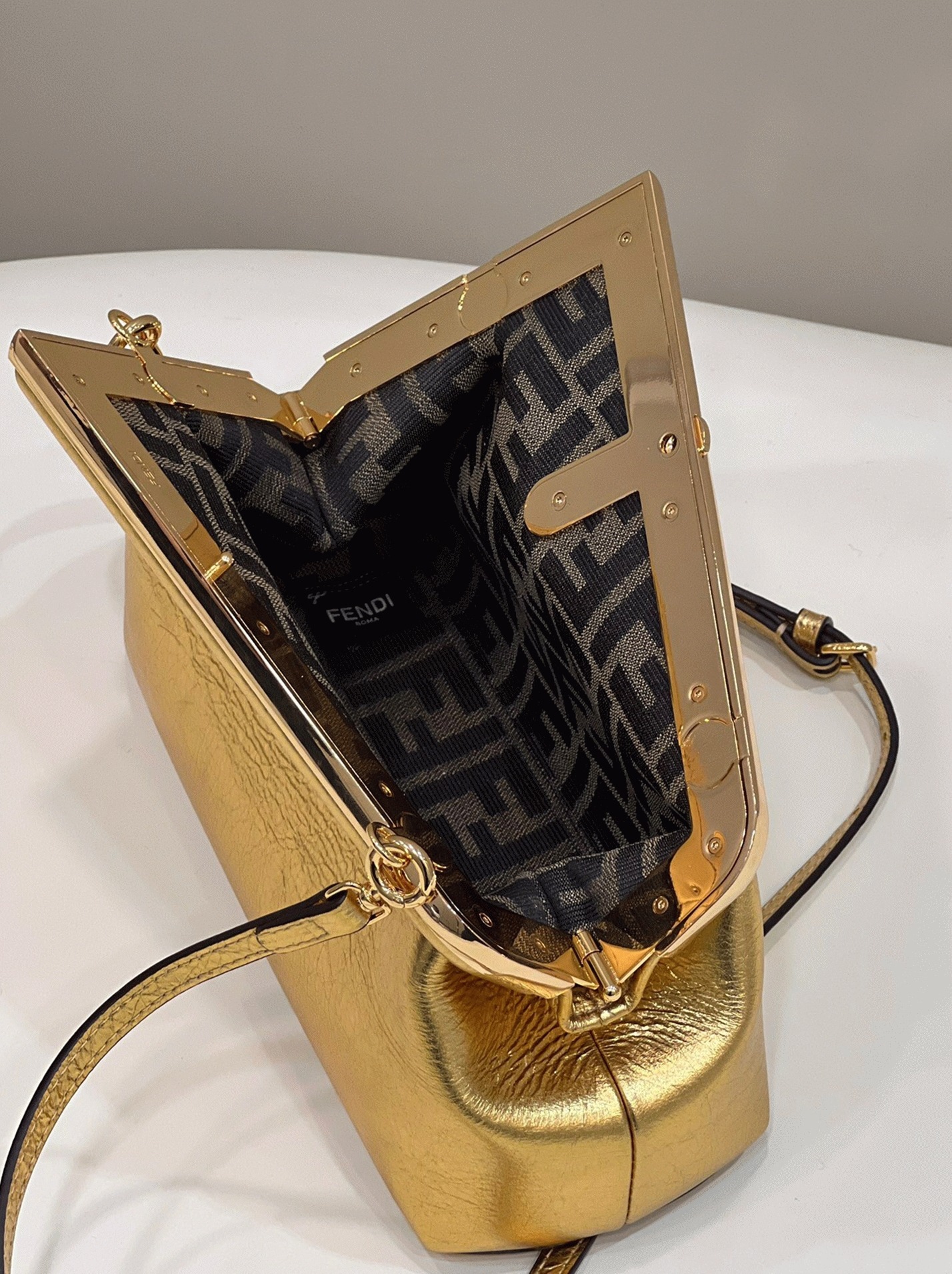 Top Quality Replica F**di First Small Bag In Gold