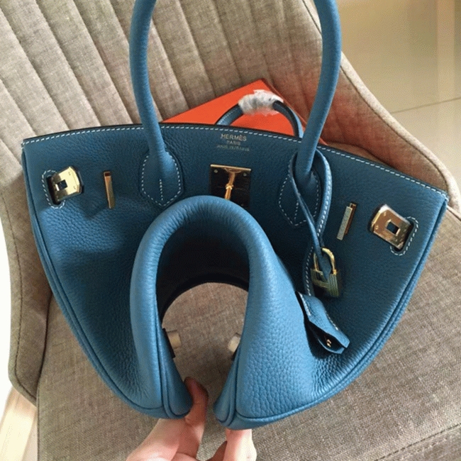 Blue Jean Replica Luxury H**me5 Birkin 35cm Tote
