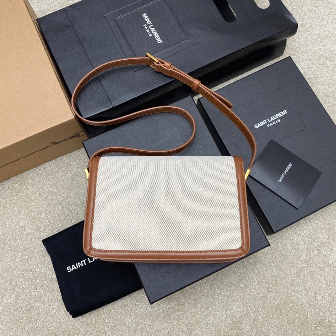 Fake Sa1nt Lau*nt Medium Solferino Bag Canvas