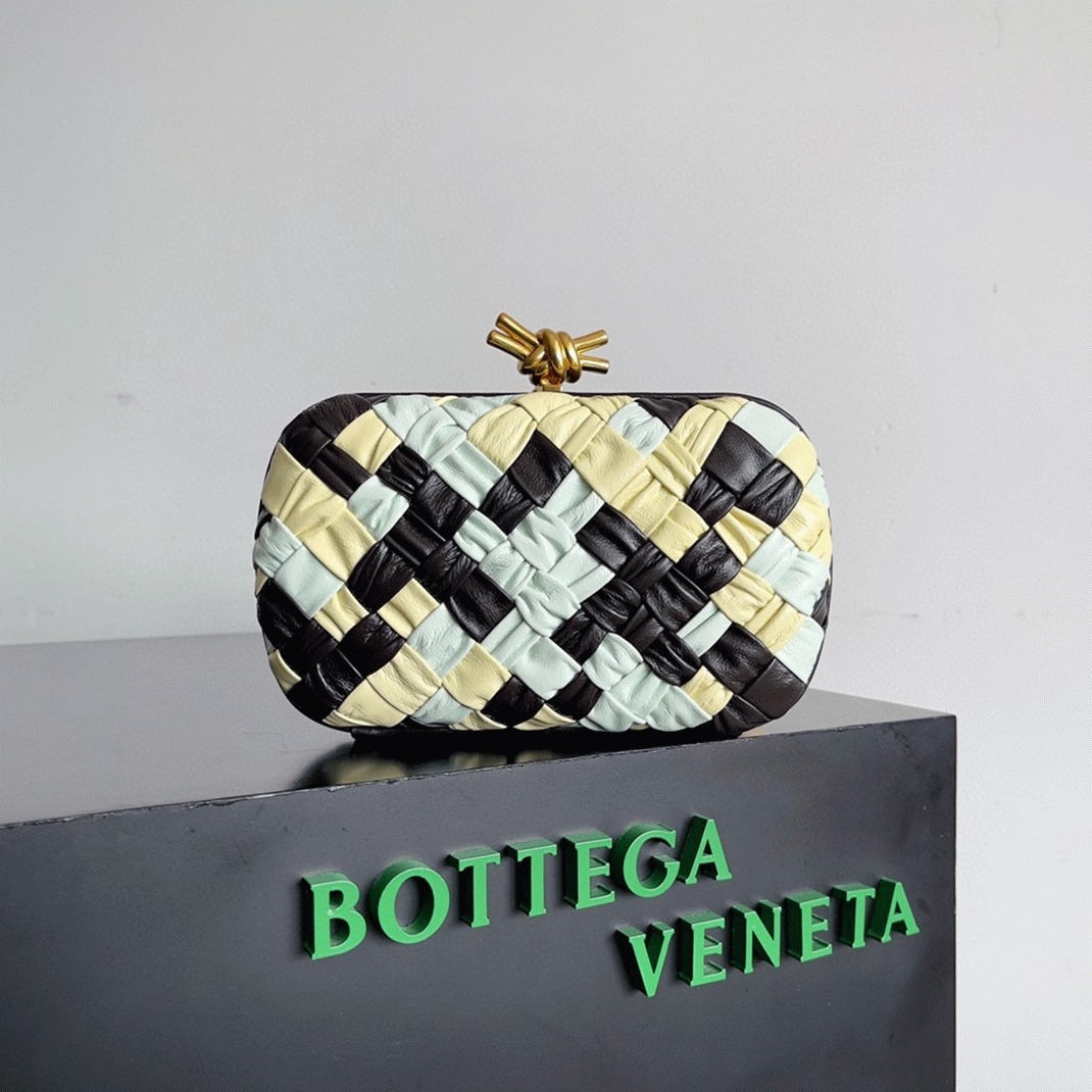 Replica B0tt*ga Ven*ta Knot Minaudiere Clutch Multicolour