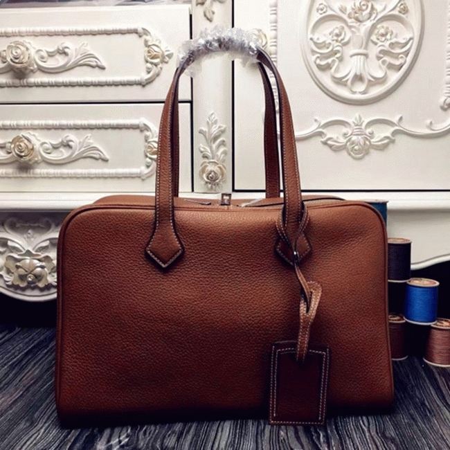 Brown AAA Fake H**me5 Victoria II 35cm Bag
