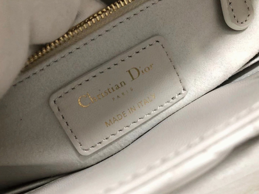 D10r Lady D10r Medium Bag Replica in White