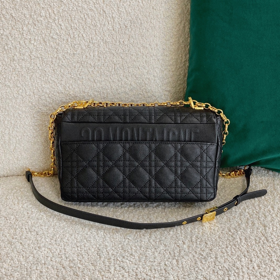 D10r Caro Medium Bag Fake in Black