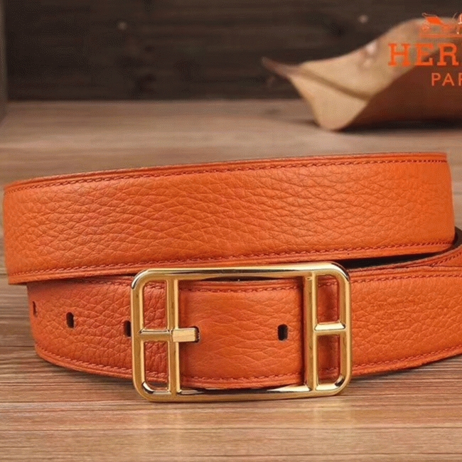 Orange cape cod 32 reversible AAA fake H**me5 belt