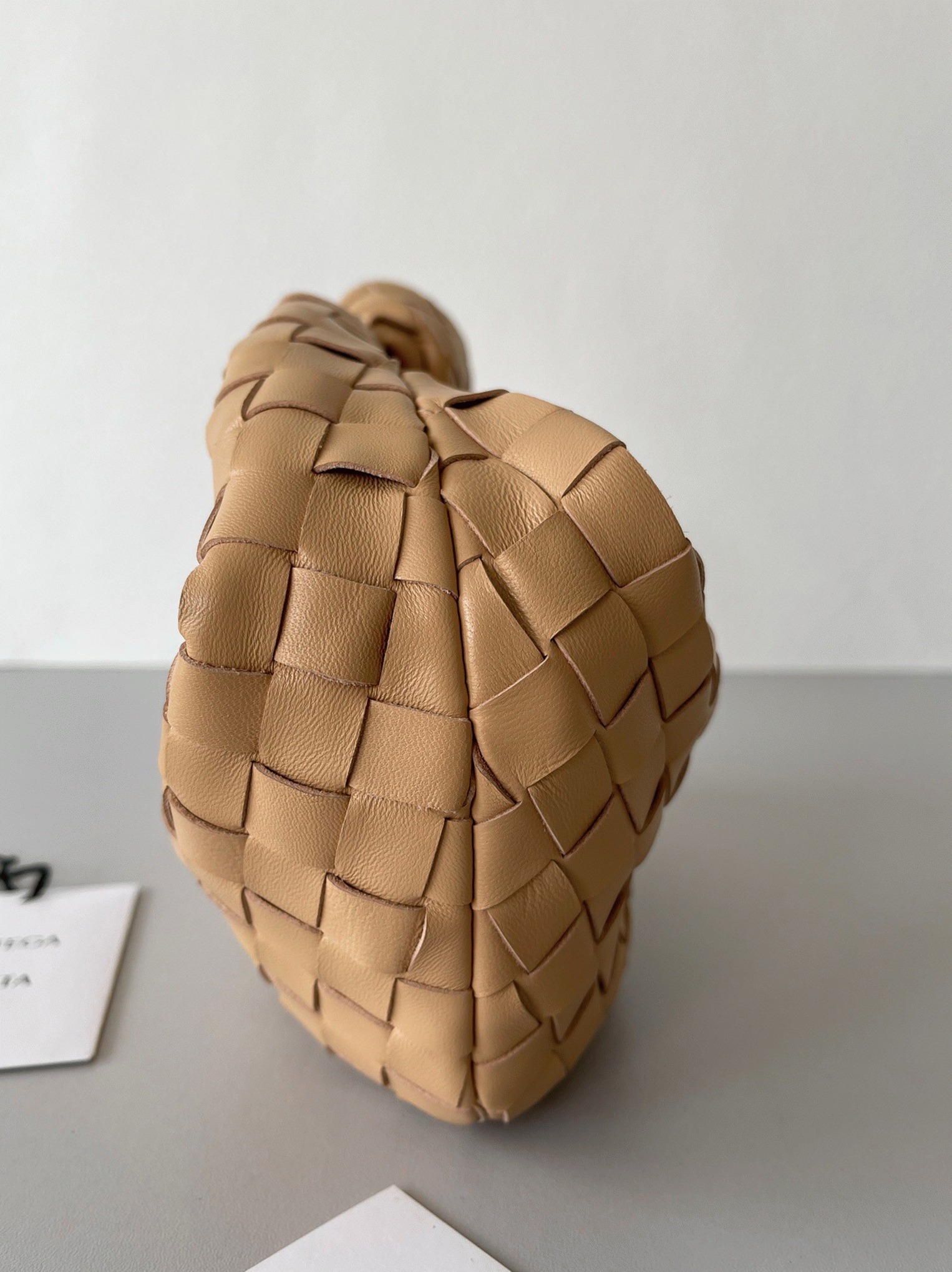 Fake B0tt*ga Ven*ta BV Jodie Mini Bag Almond
