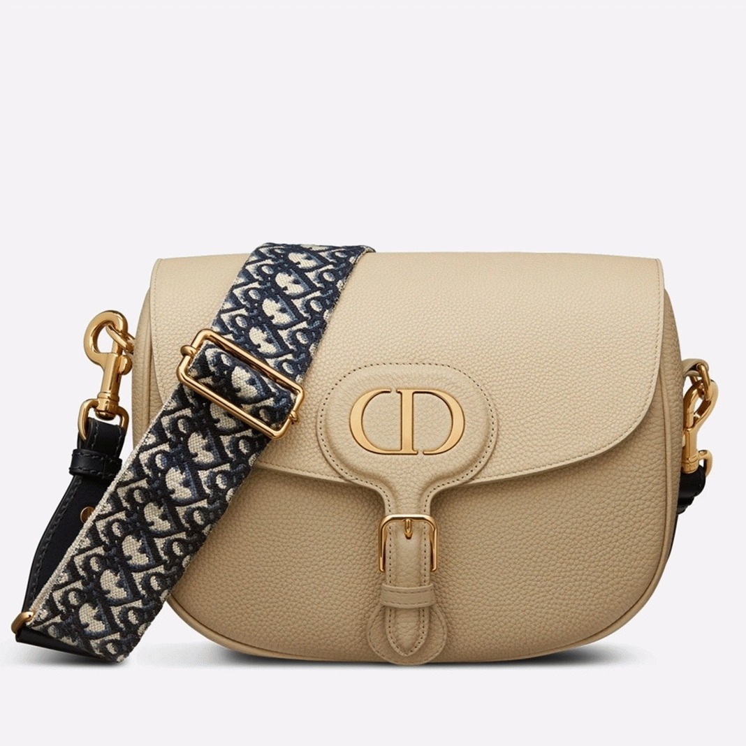 D10r Bobby Large Bag Knockoff in Beige