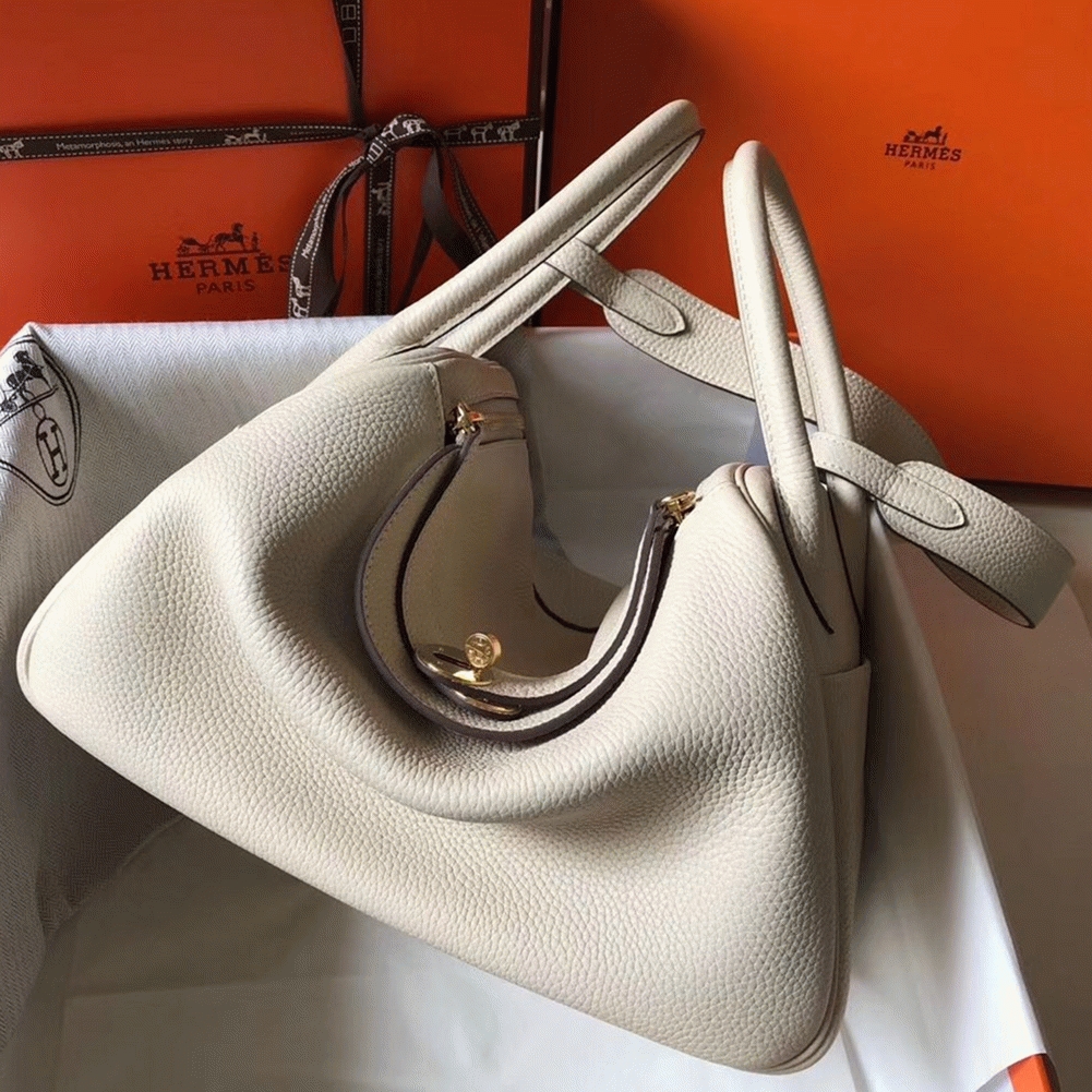 Fake H**me5 Lindy 30cm bag in beton color