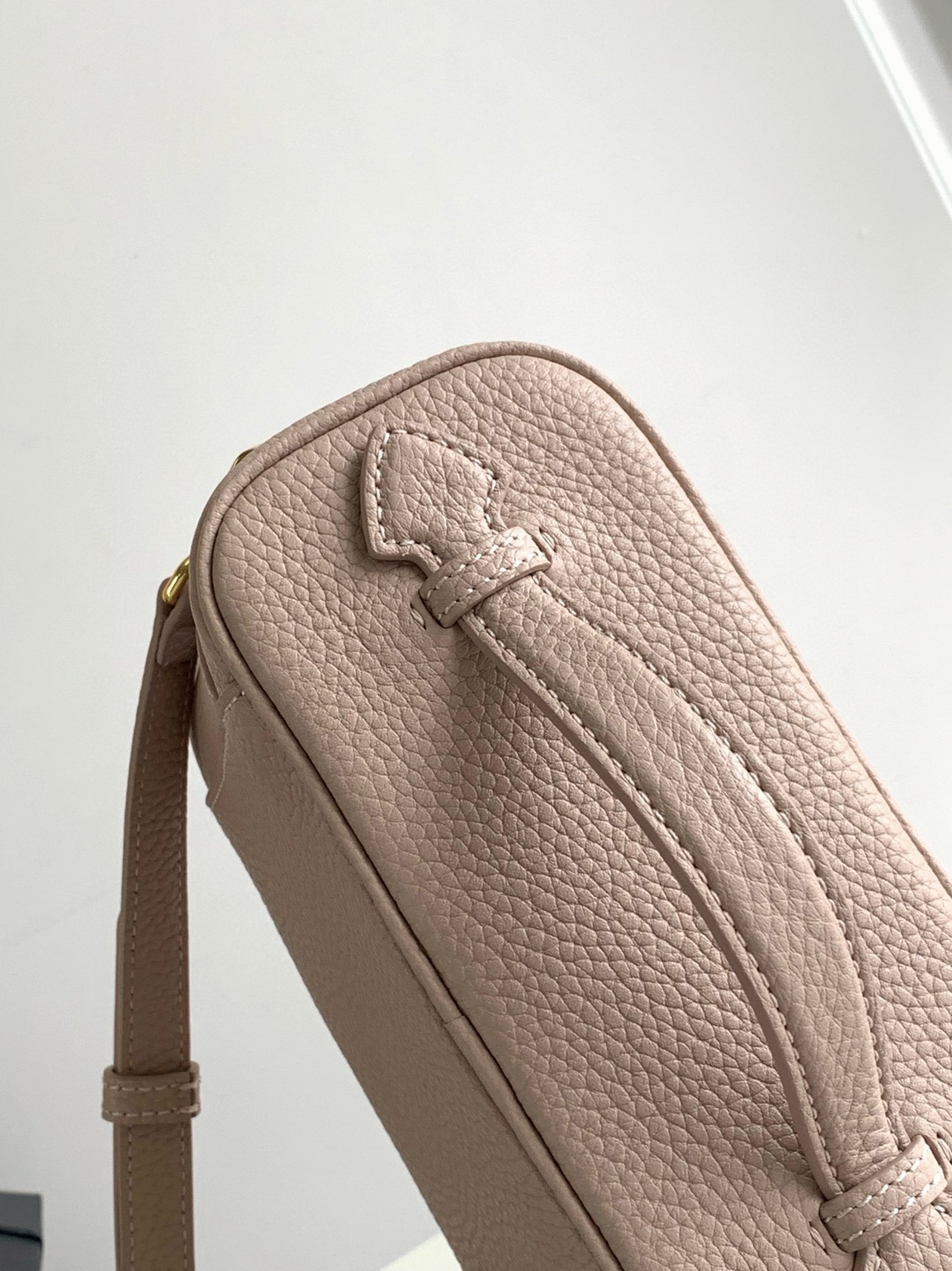Pra*a Mini Vanity Bag Replica in Light Pink