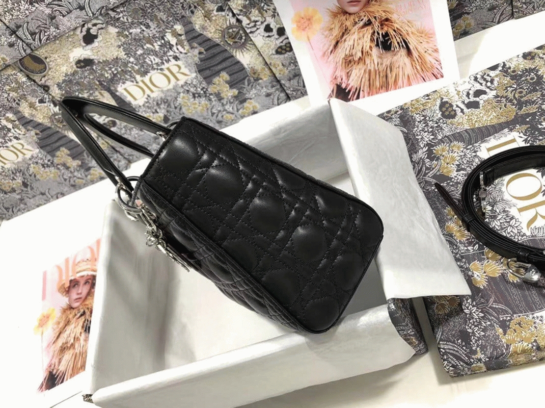 D10r Lady D10r Medium Bag Fake in Noir